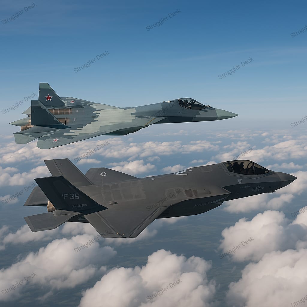 SU-57 AND F-35